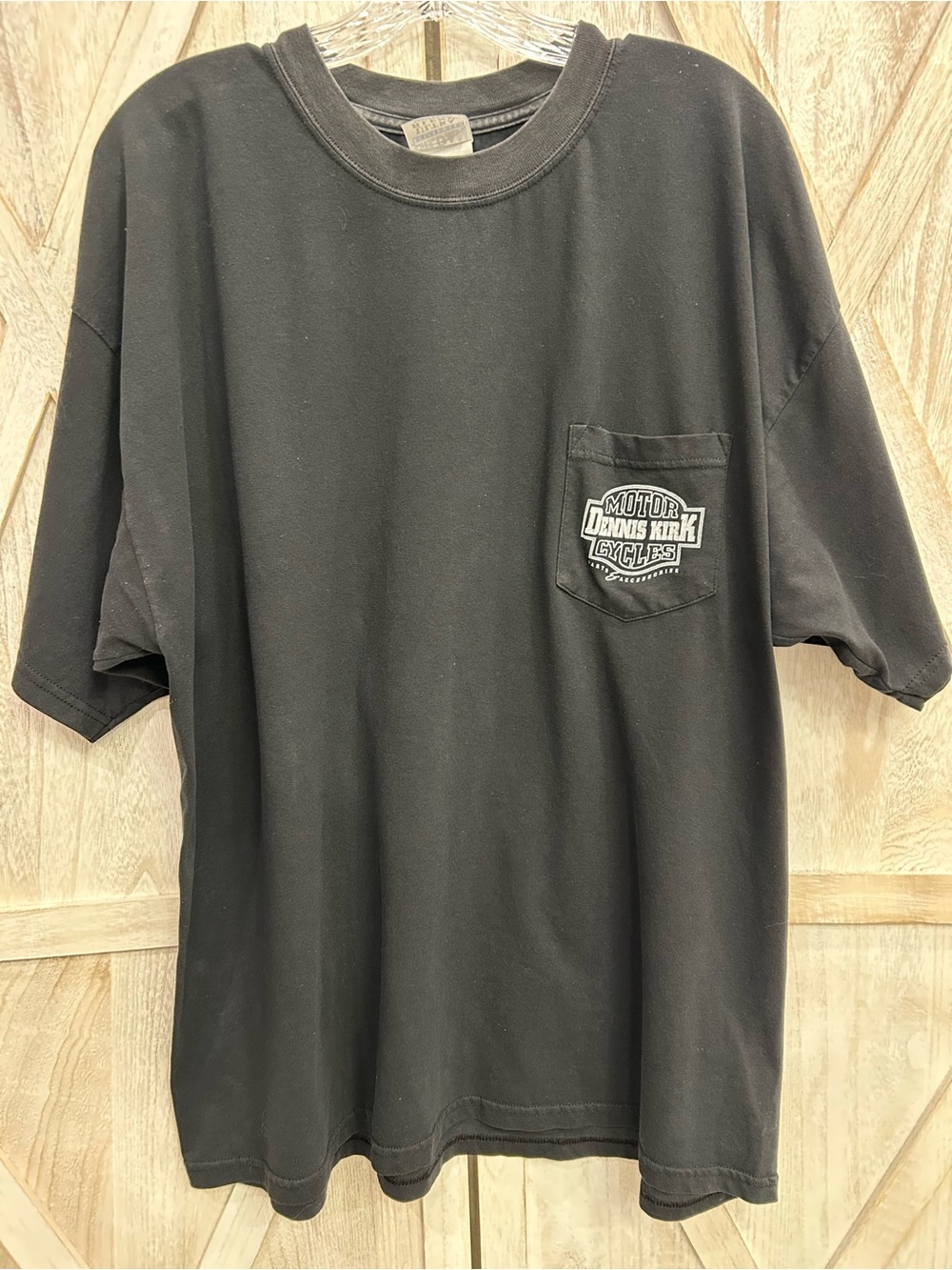 Vintage 90’s Dennis Kirk XXL Motorcycles T-Shirt Biker Chopper Pocket Tee